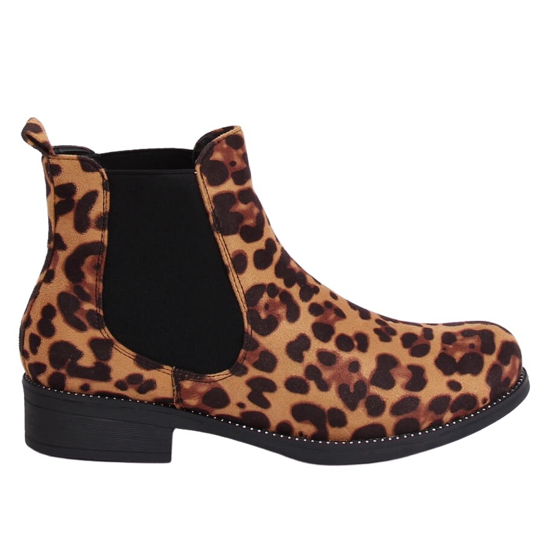 Női Chelsea csizma leopárdmintával 7390-PA Leopard barna