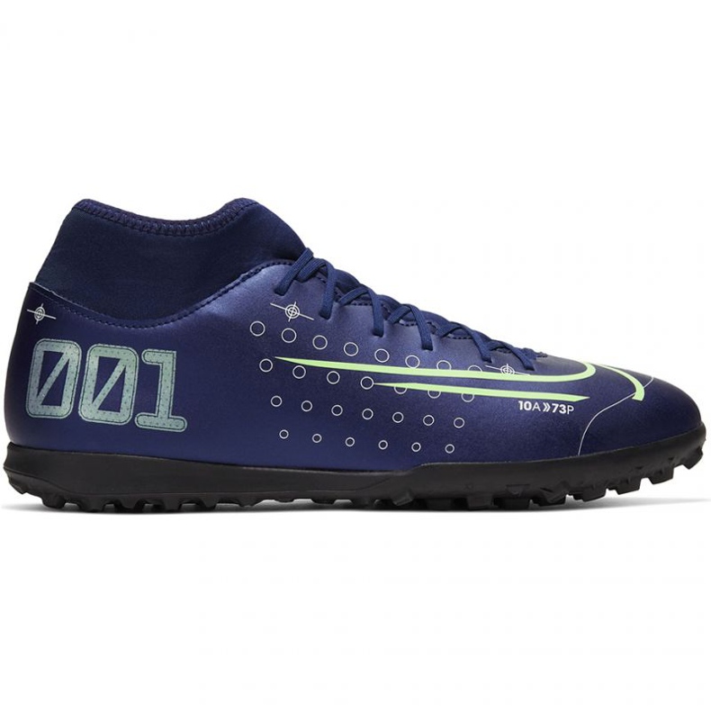 Nike Mercurial Superfly 7 Club Mds Tf M BQ5437-401 futballcipő sötétkék sötétkék Nike Mercurial Superfly 7 Club Mds Tf M BQ5437-401 futballcipő sötétkék sötétkék