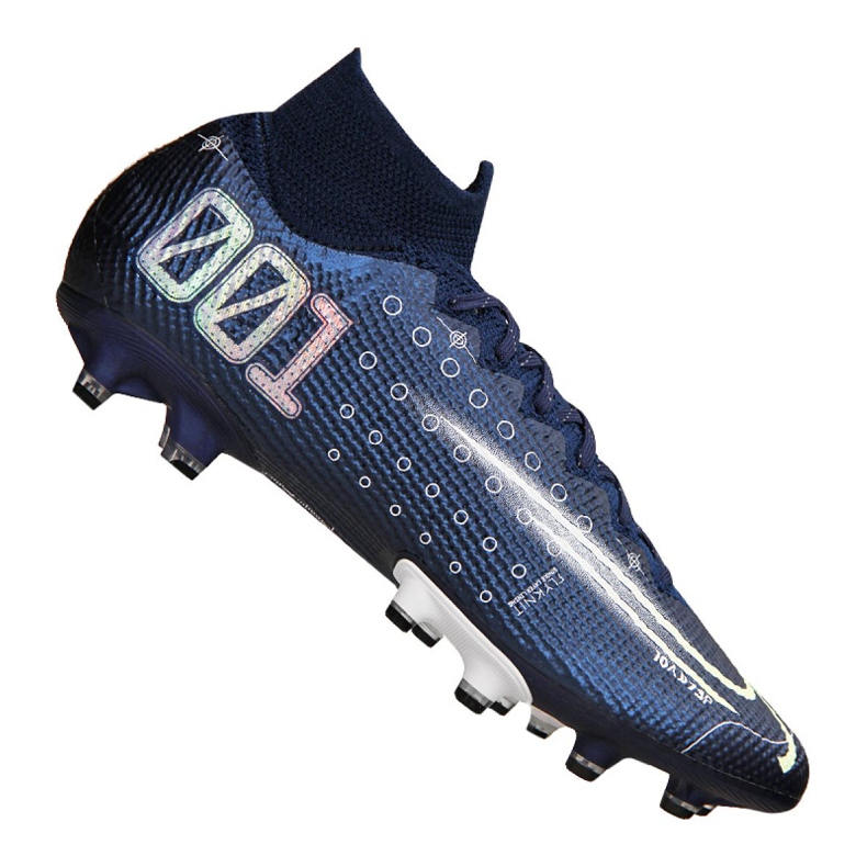 Nike Superfly 7 Elite Mds AG-Pro M CK0012-401 futballcipő sötétkék sötétkék