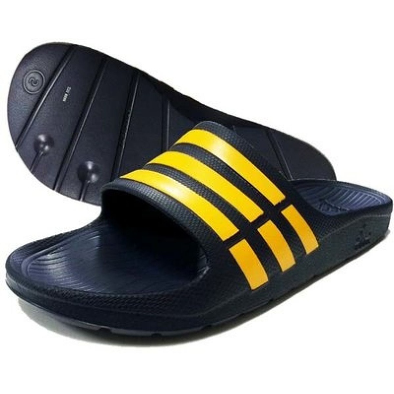 Adidas Duramo Slide M M17840 papucs sötétkék sárga