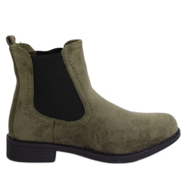 Zöld Jodhpur csizma B-6856 Zöld