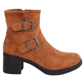 Camel TX-1815 Camel széles sarkú csizma barna