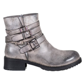 SHELOVET Klasszikus szürke csizma