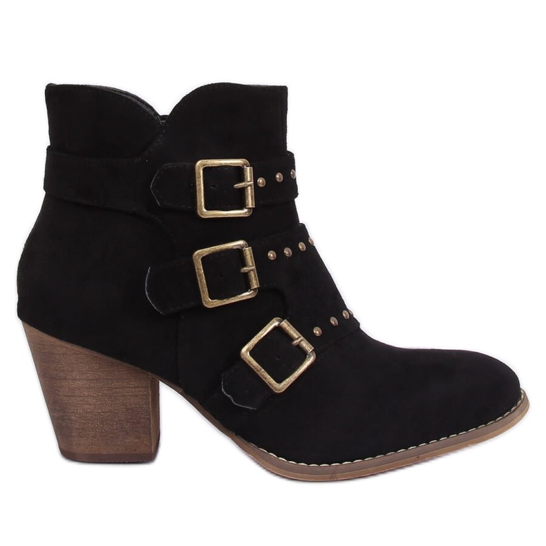 Fekete cowboycsizma L88-162 Fekete