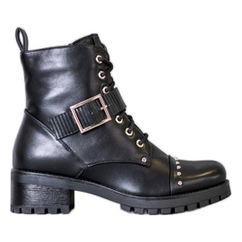 Seastar Munkavállalók dekoratív csattal fekete