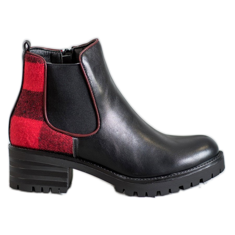 Seastar Chelsea Csizma Mintával fekete