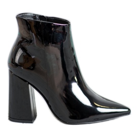 Seastar Fekete lakkozott csizma