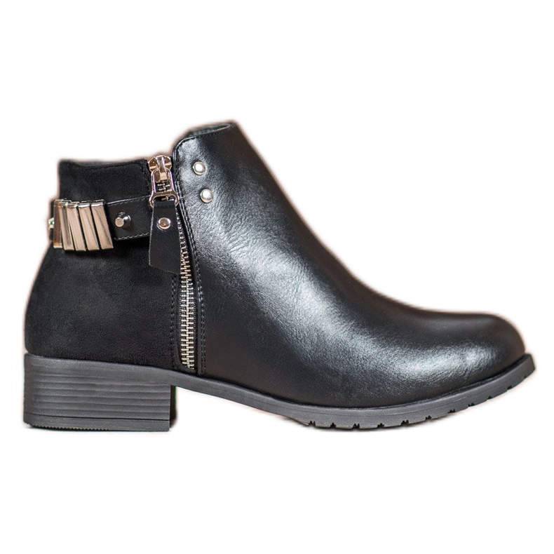 Queen Vivi Stílusos női csizma fekete Queen Vivi Stílusos női csizma fekete