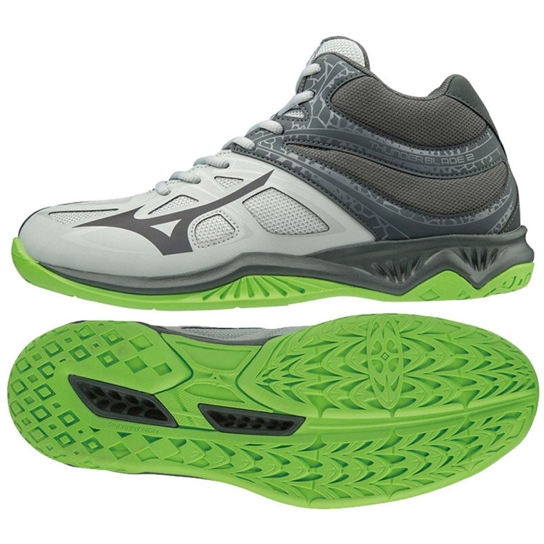 Cipő Mizuno Thunder Blade 2 Mid M V1GA197537 szürke szürke