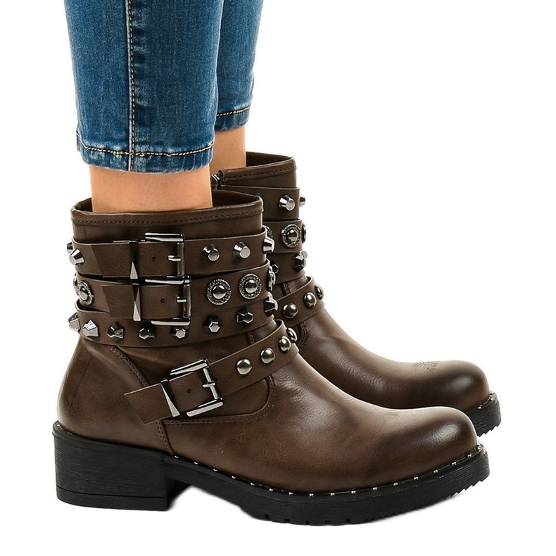 Barna szigetelésű csizma 77-8 zöld