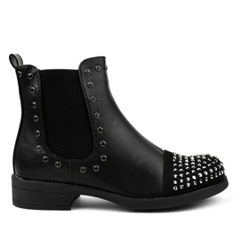 Fekete szigetelésű csizma rugalmas DQH0090 jelzéssel