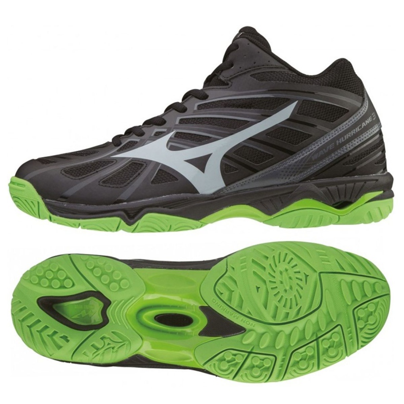 Mizuno Wave Hurricane 3 Mid M V1GA174537 fekete fekete Mizuno Wave Hurricane 3 Mid M V1GA174537 fekete fekete
