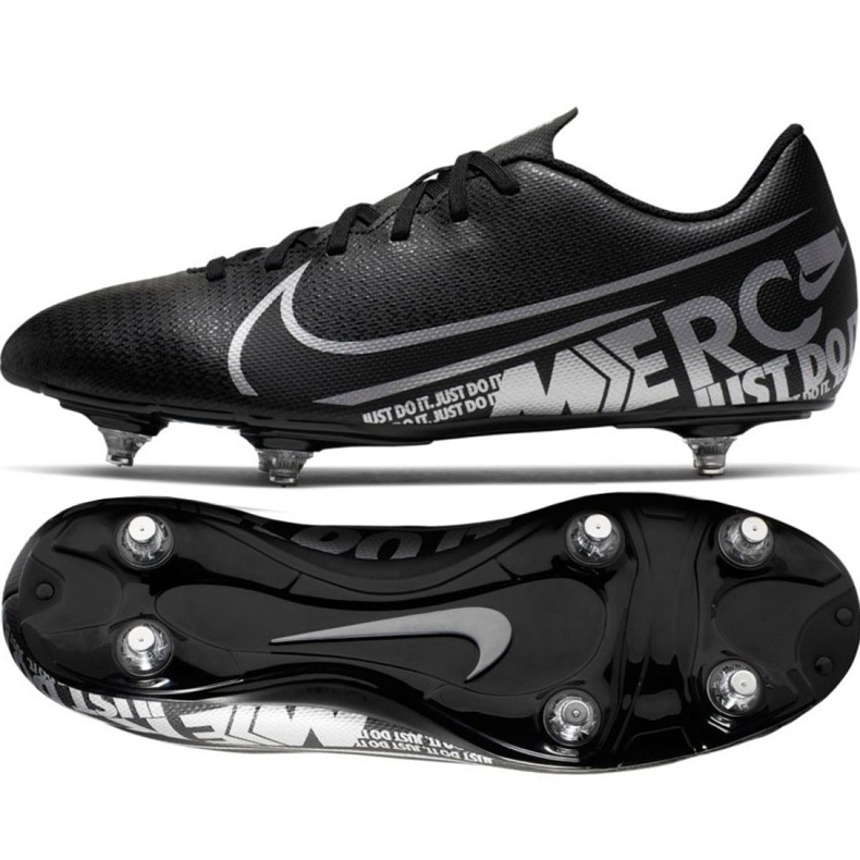 Nike Mercurial Vapor 13 Club Sg M CJ6181-001 futballcipő fekete fekete