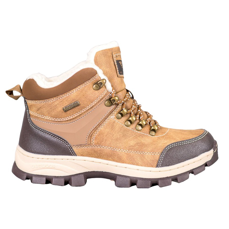 Arrigo Bello Fűzött téli csizma barna