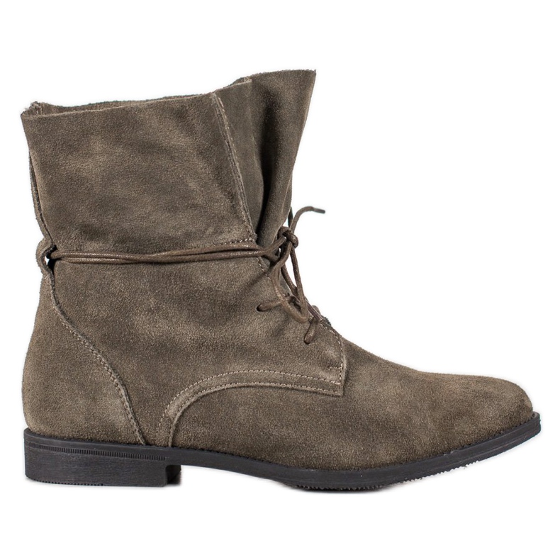 Filippo Klasszikus bőr csizma szürke