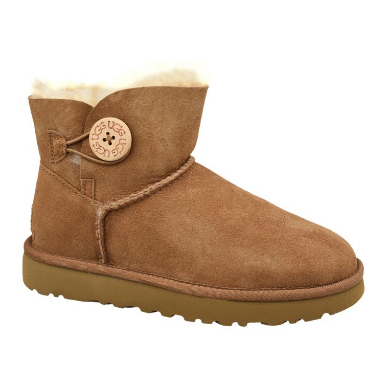 Ugg Mini Bailey Button Ii Cipő W 1016422-CHE barna