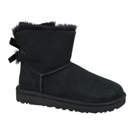 Ugg Mini Bailey Bow Ii W 1016501-BLK Cipő fekete Ugg Mini Bailey Bow Ii W 1016501-BLK Cipő fekete