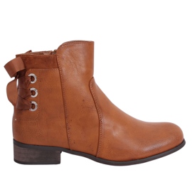 Lapos női csizma teve 1184-PA Camel barna