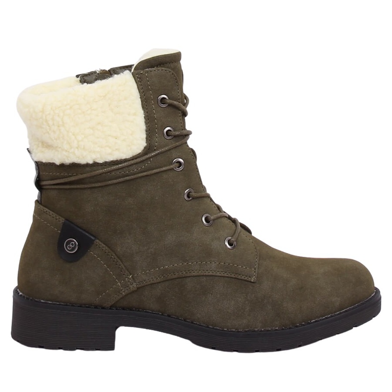 Zöld fűzős csizma K-9926 Zöld Zöld fűzős csizma K-9926 Zöld