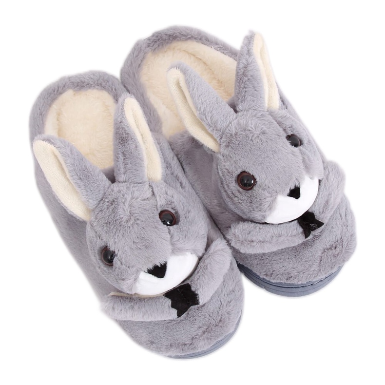 Szürke papucs nyuszik szürke MA17 Szürke Szürke papucs nyuszik szürke MA17 Szürke