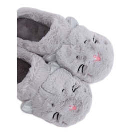 Szürke női szürke papucs MA16 Szürke