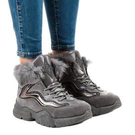 Melegszürke cipők LS-2062