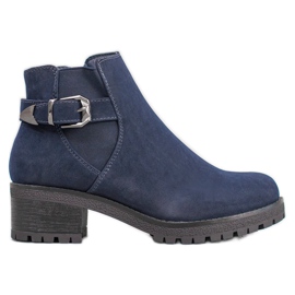 J. Star Navy blue velúr csizma kék J. Star Navy blue velúr csizma kék