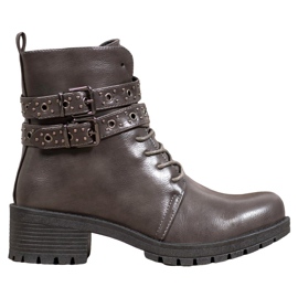 SHELOVET Fűzött munkások szürke