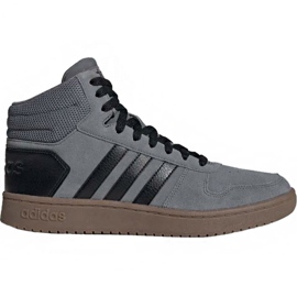 Adidas Hoops 2.0 Mid M EE7367 cipő szürke