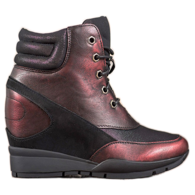 Sergio Leone Burgundi cipők piros