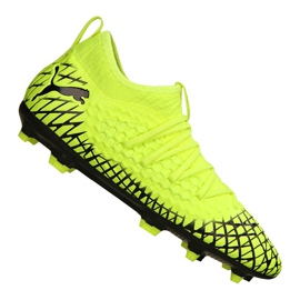 Puma Future 4.3 Netfit Fg / Ag Jr 105693-03 futballcipő sokszínű sárga Puma Future 4.3 Netfit Fg / Ag Jr 105693-03 futballcipő sokszínű sárga