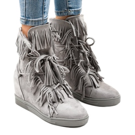 Szürke cipők H6301A-26 Szürke cipők H6301A-26