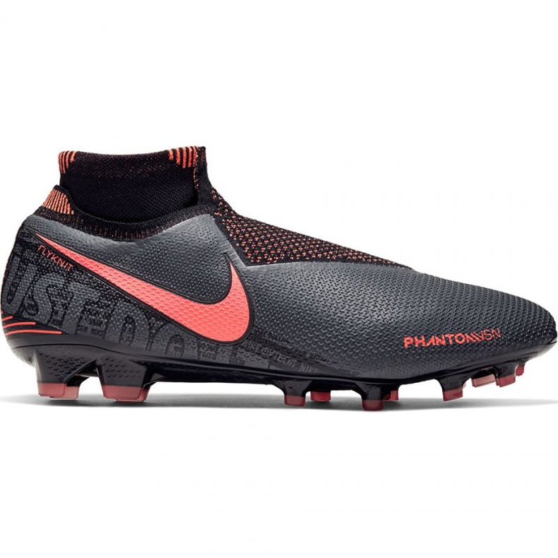 Nike Phantom Vsn Elite Df Fg M AO3262 080 futballcipő sokszínű fekete Nike Phantom Vsn Elite Df Fg M AO3262 080 futballcipő sokszínű fekete