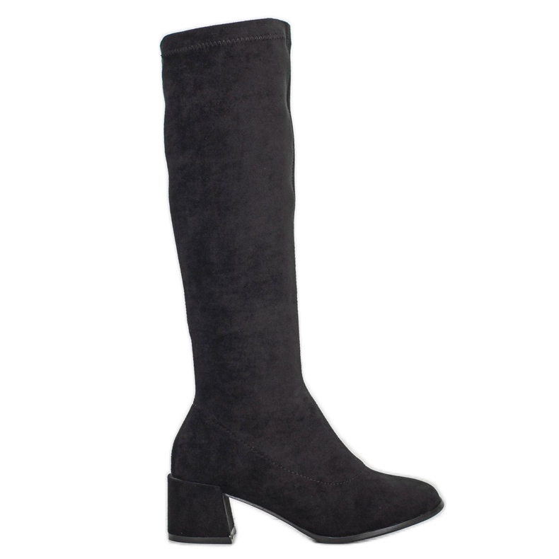 Filippo Velúr csizma egy oszlopon fekete