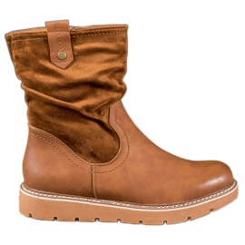 Ideal Shoes Munkavállalók a platformon barna