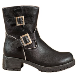 Lucky Shoes Kapcsos Munkavállalók fekete