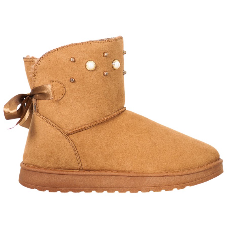 SHELOVET Mukluki Gyöngyökkel bézs