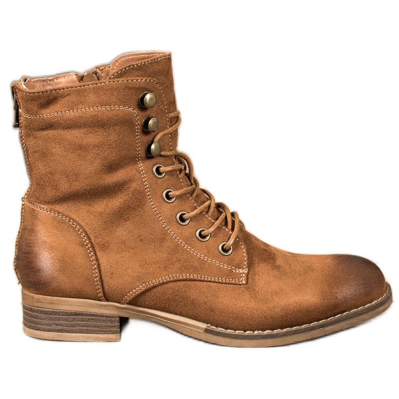 Goodin Elegáns Suede Trappers barna