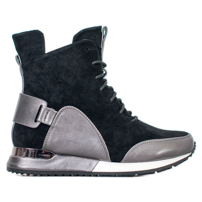 Goodin Divat Cipők fekete szürke