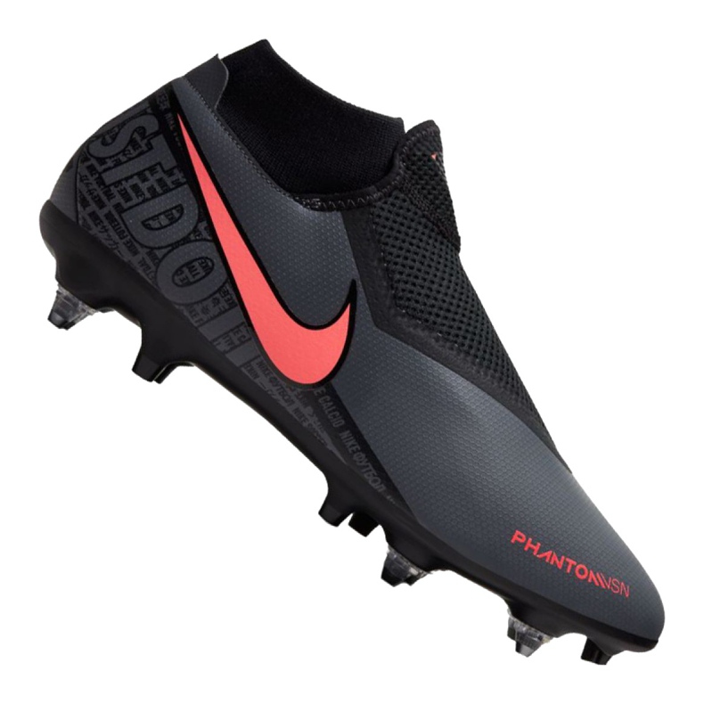 Nike Phantom Vsn Academy Df SG-Pro Ac M BQ8845-080 futballcipő kék fekete
