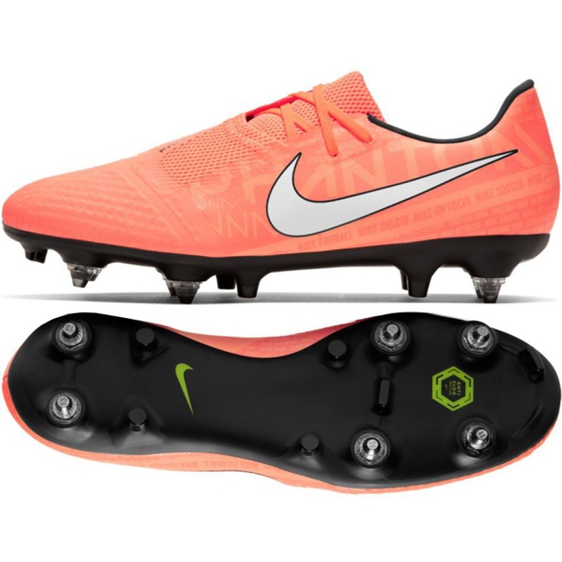 Nike Phantom Venom Academy Sg Pro Ac M BQ9140 810 futballcipő fekete narancssárga