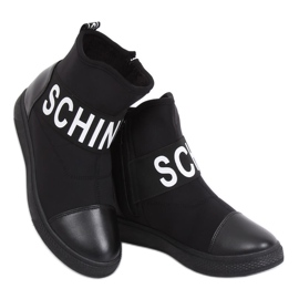 Fekete neoprén csizma XY-38 Fekete