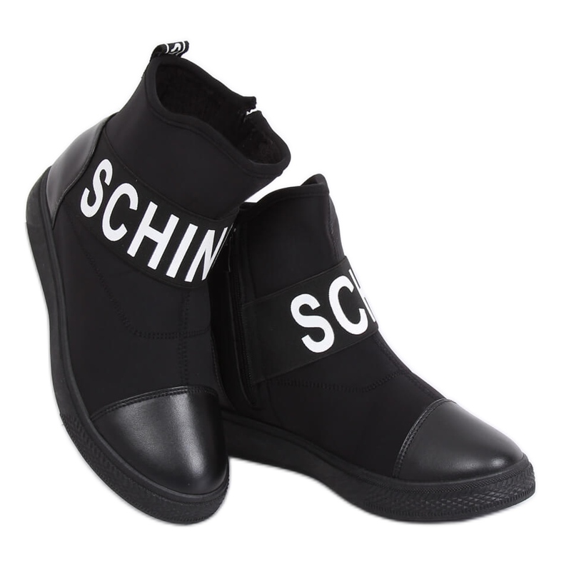 Fekete neoprén csizma XY-38 Fekete