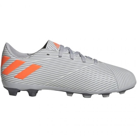 Adidas Nemeziz 19.4 FxG Jr EF8305 futballcipő sokszínű szürke