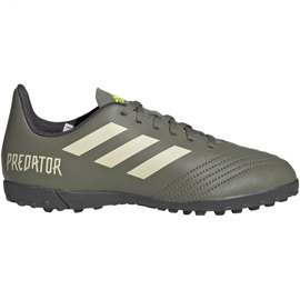 Adidas Predator 19.4 Tf Jr EF8222 futballcipő sokszínű zöld