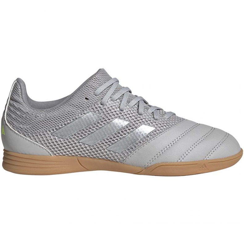Adidas Copa 20.3 In Sala Jr EF8338 futballcipő szürke a szürke árnyalatai