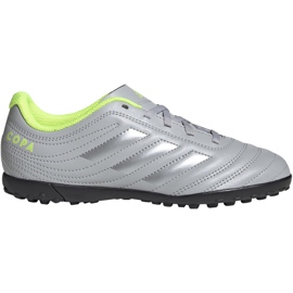 Adidas Copa 20.4 Tf Jr EF8359 futballcipő szürke szürke Adidas Copa 20.4 Tf Jr EF8359 futballcipő szürke szürke