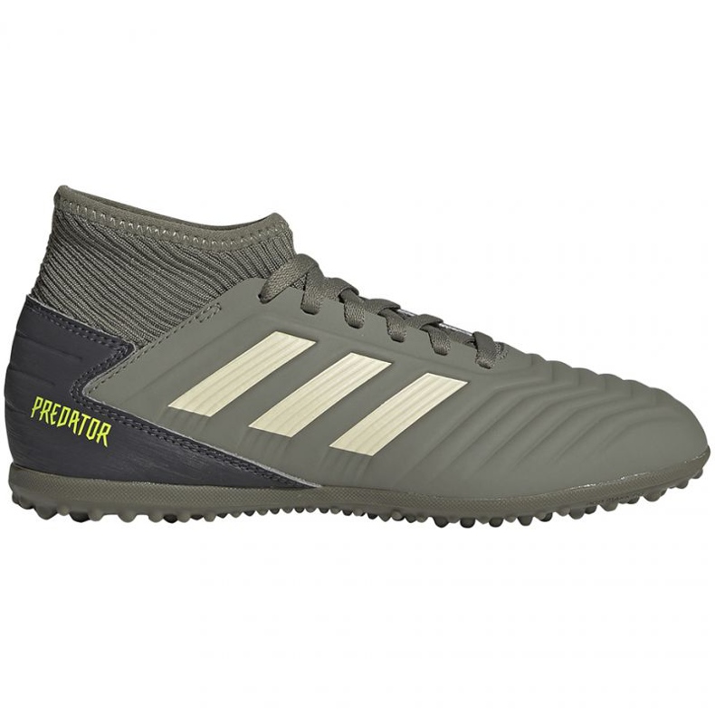 Adidas Predator 19.3 Tf Jr EF8220 futballcipő zöld sokszínű