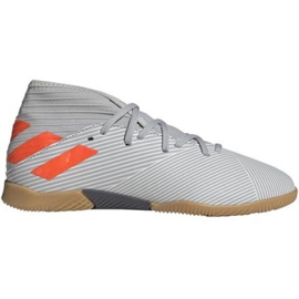 Adidas Nemeziz 19.3 Jr EF8304 futballcipőben szürke szürke Adidas Nemeziz 19.3 Jr EF8304 futballcipőben szürke szürke