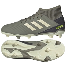 Adidas Predator 19.3 Fg Jr EF8215 futballcipő szürke